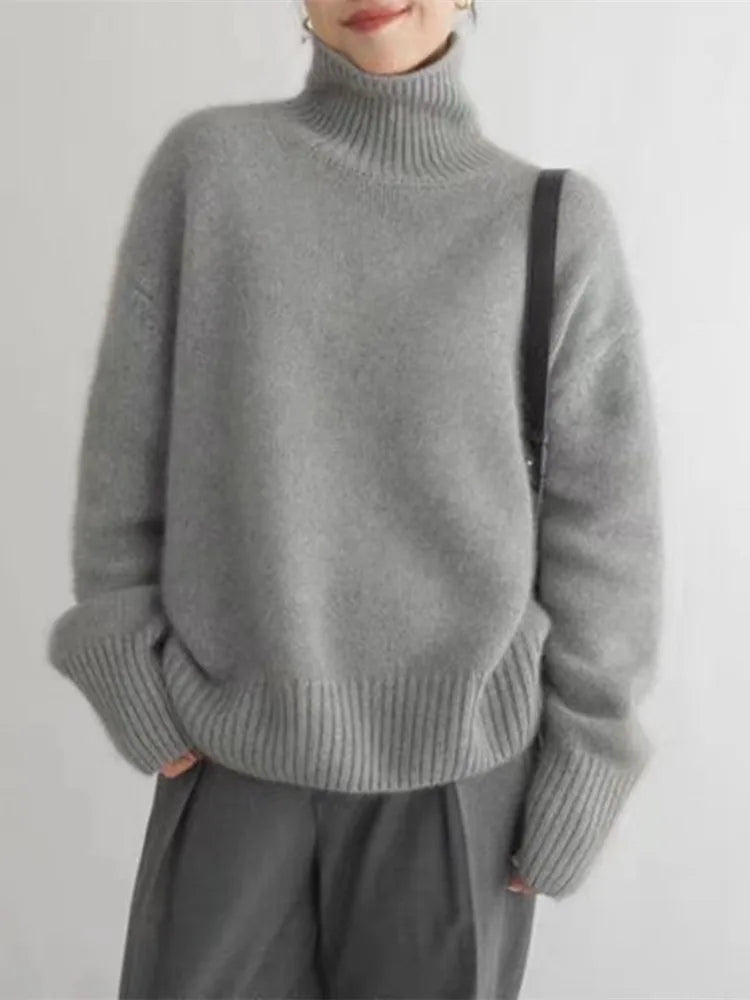 The Aurelia | Luxe cashmere turtleneck
