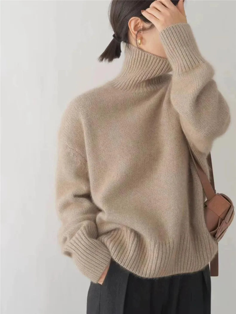 The Aurelia | Luxe cashmere turtleneck