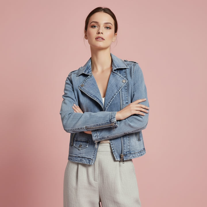 Freya Denim Zip Jacket