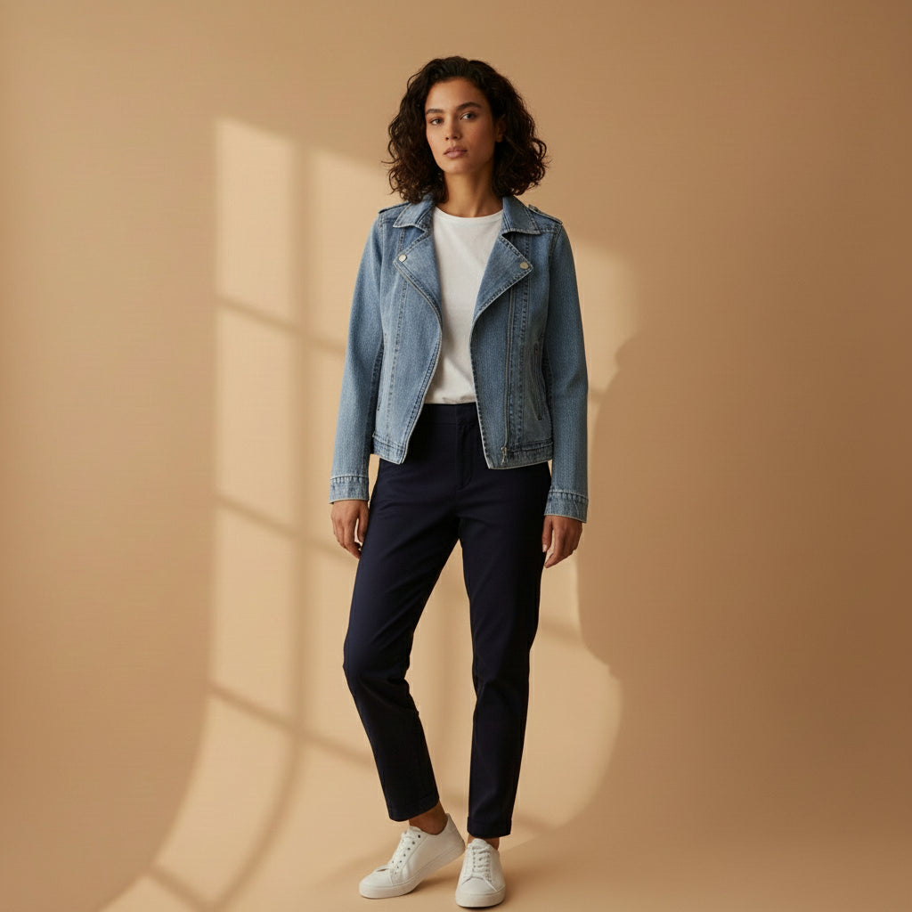Freya Denim Zip Jacket