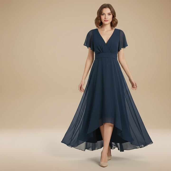 Catalina | Flowing V-Neck Maxi Dress