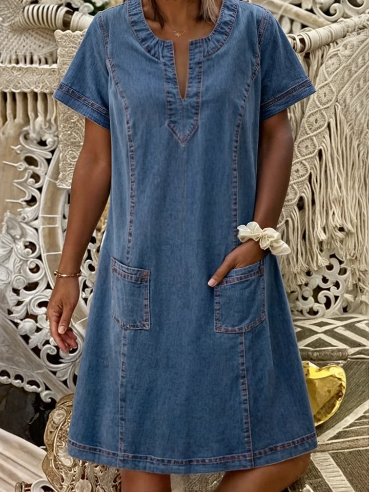 SOFIA™ - SOFT SPRING DENIM DRESS