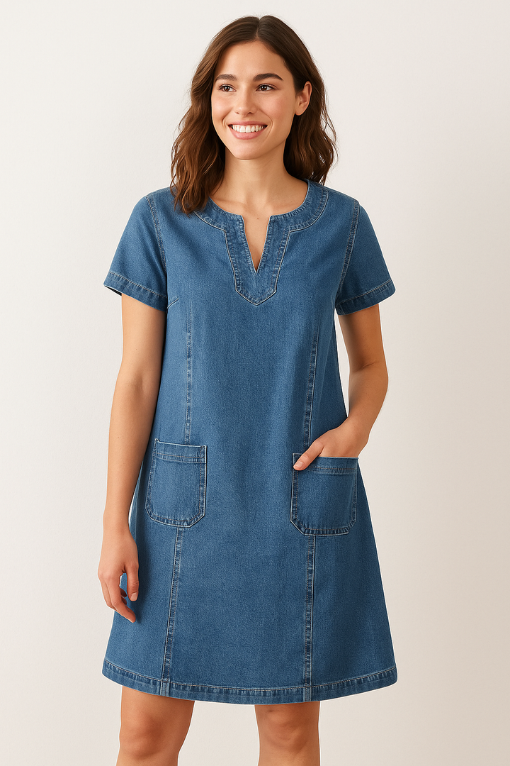 SOFIA™ - SOFT SPRING DENIM DRESS